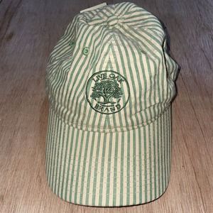 Live‎ Oak Brand Green Pinstripe Strap Back Adult Cap Hat